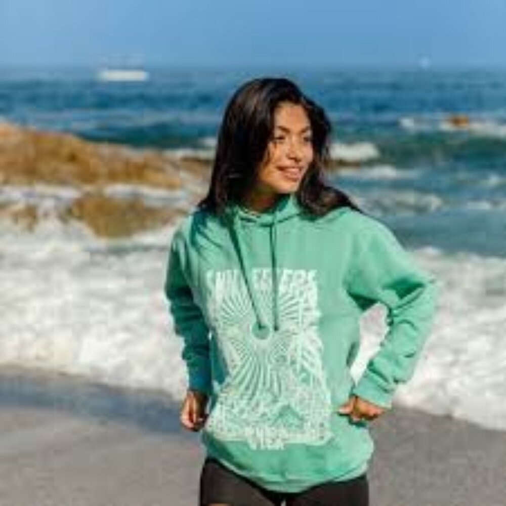 NWT - Puravida Sun Ray Hoodie (Turquoise)